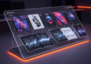 “Yapay zeka ile oluşturulmuş dijital e-kitap tasarımı