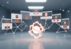 AI tarafından üretilen modern web sitesi şablonu